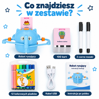 Robot Kolio™ - Interaktywny Robot do nauki rysowania